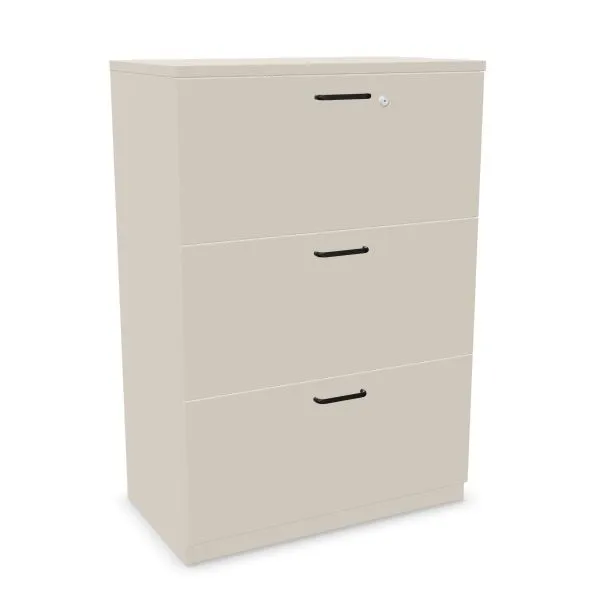 Komoda biurowa EASY SPACE CABINET 3D 80cm kaszmirowa zamykana I sklep meblowy MIRAT.