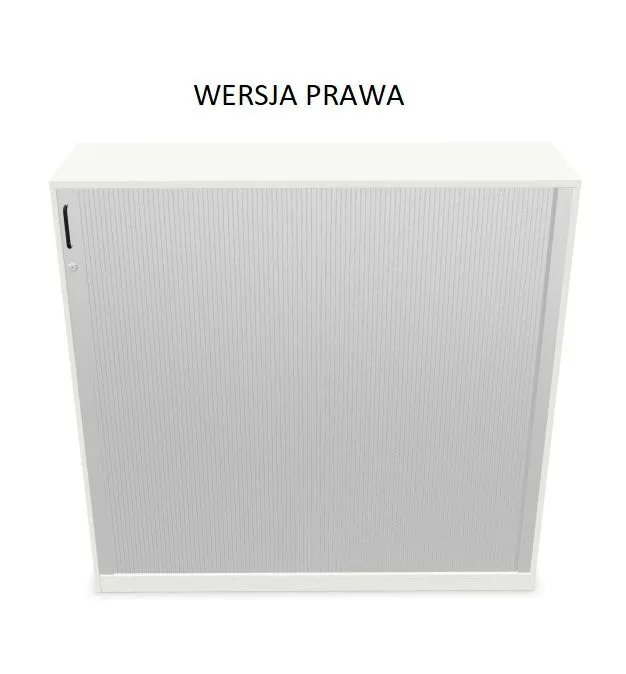 Szafka biurowa żaluzjowa EASY SPACE CABINET HRT 4-OH 160cm biała zamykana I sklep meblowy MIRAT.