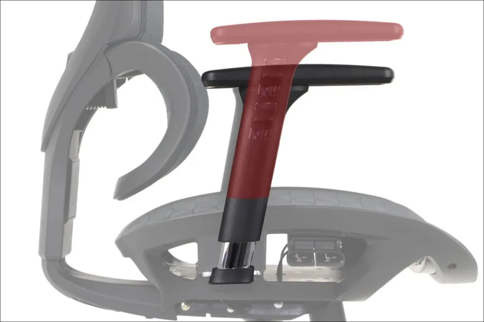 Fotel biurowy ERGONEW S1 czarny siatka z podłokietnikami 3D I sklep meblowy MIRAT.