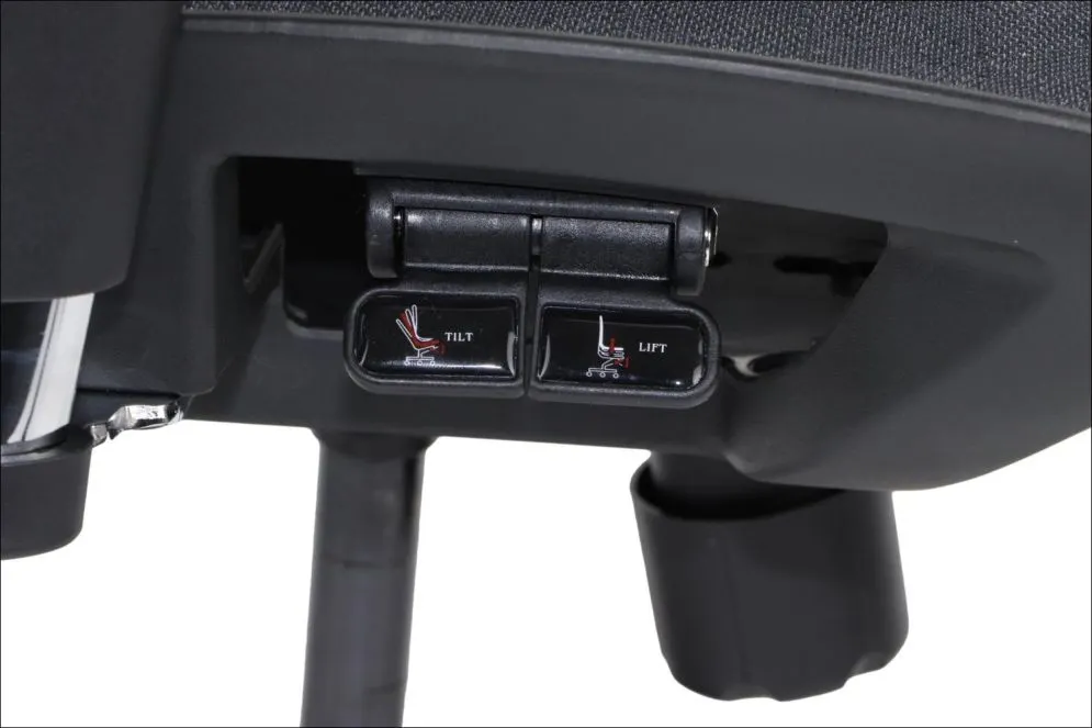 Fotel biurowy ERGONEW S1 czarny siatka z podłokietnikami 3D I sklep meblowy MIRAT.