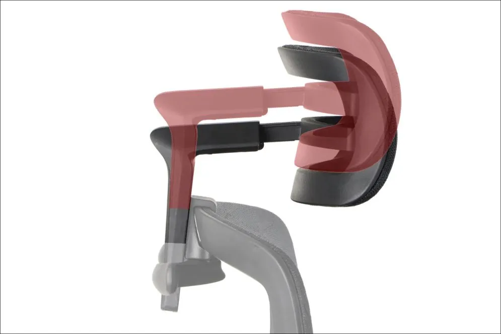 Fotel biurowy ERGONEW S1A czarny siatka z wysuwem siedziska I sklep meblowy MIRAT.