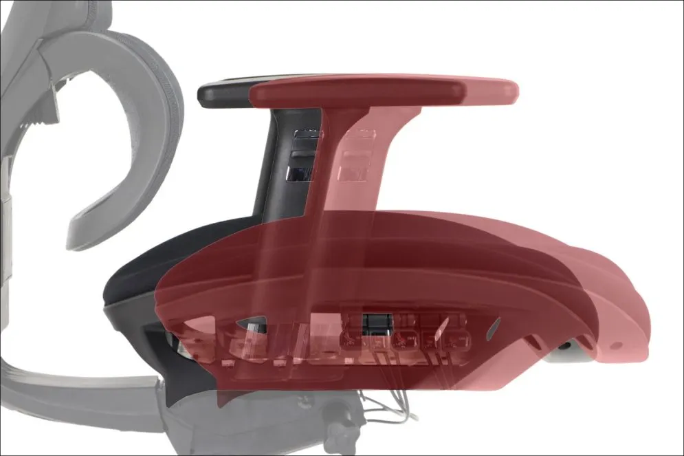 Fotel biurowy ERGONEW S1A czarny tkanina z regulowanymi podłokietnikami I sklep meblowy MIRAT.