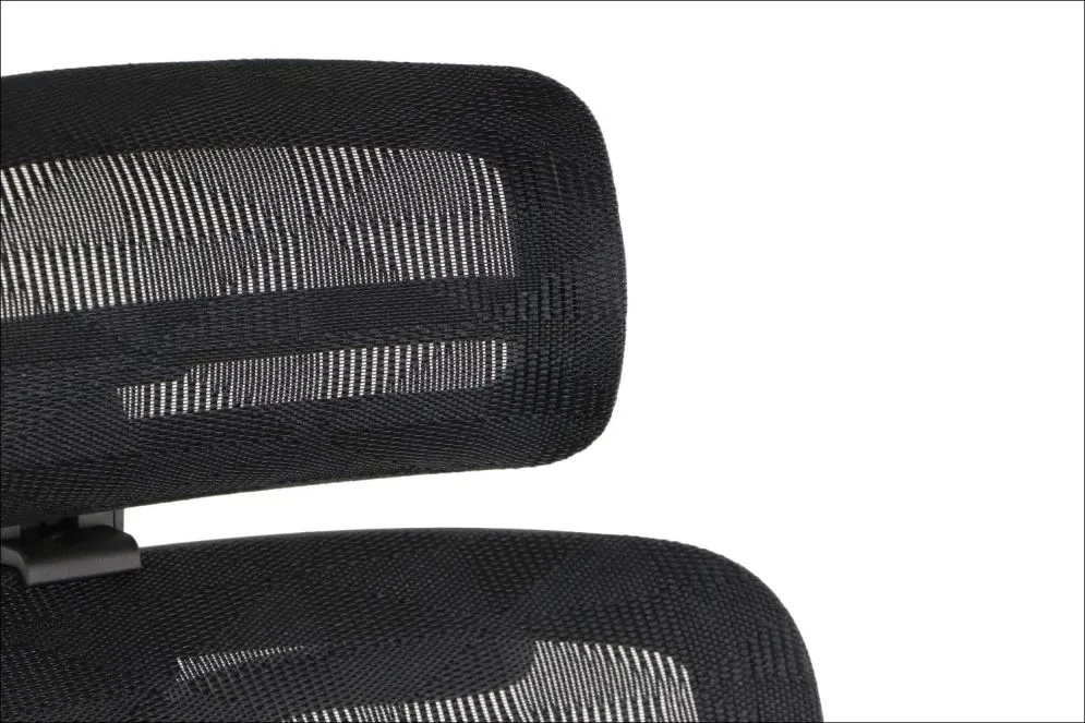 Fotel biurowy ERGONEW S1A czarny tkanina z regulowanymi podłokietnikami I sklep meblowy MIRAT.
