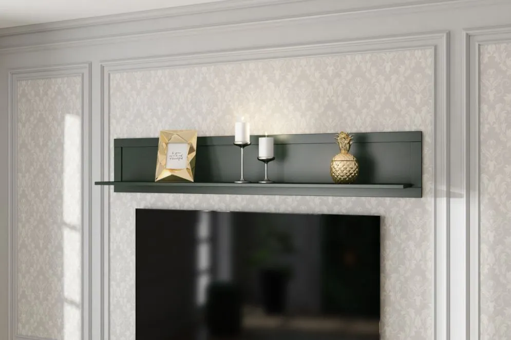 Półka EVORA zielona mat HELVETIA | MIRAT.  kolekcja EVORA
