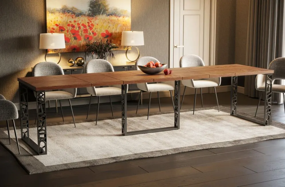 Stół rozkładany EWEREST 130(330)x80 dąb stirling do jadalni I sklep meblowy MIRAT. styl LOFT