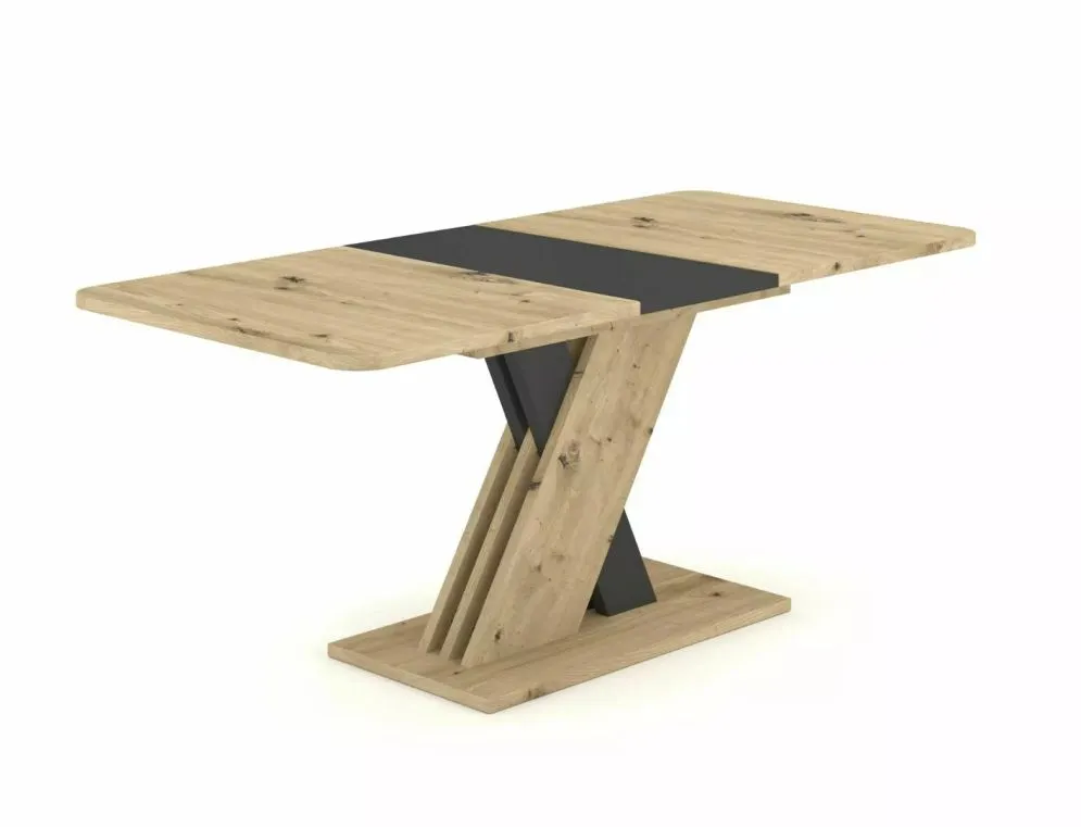 Stół rozkładany EXEL 140(180)x85 dąb artisan/antracyt do jadalni I sklep meblowy MIRAT. styl LOFT