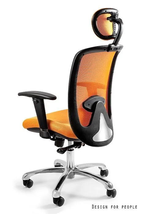 Fotel biurowy EXPANDER żółty z podłokietnikami | MIRAT. w stylu  kolekcja