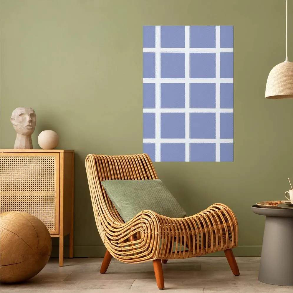 Plakat Białe linie 40x60 cm bez ramy bez marginesu | MIRAT.