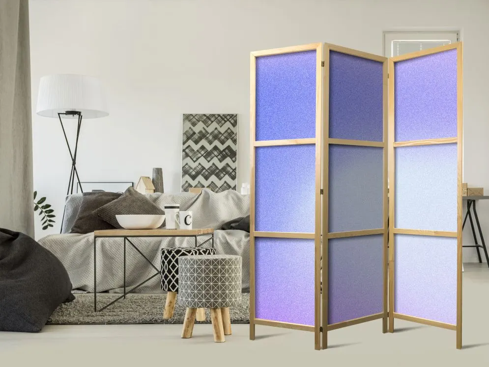 Parawan japoński Tła i desenie 135x172 cm 3-częściowy szary | MIRAT.