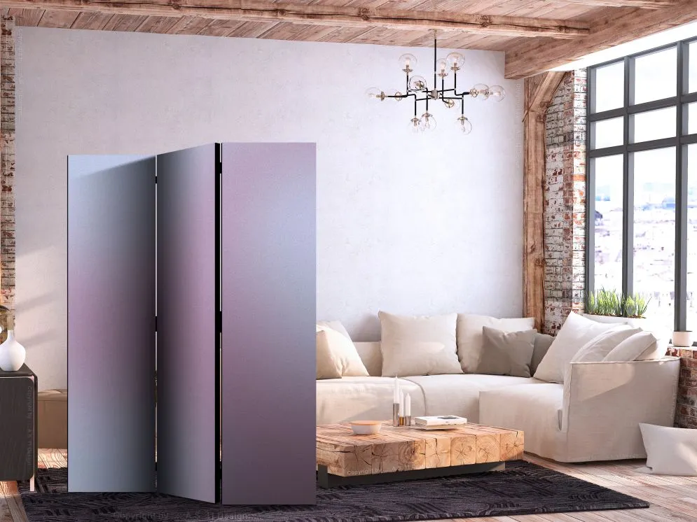 Parawan jednostronny Tła i desenie 135x172 cm 3-częściowy różowy | MIRAT.