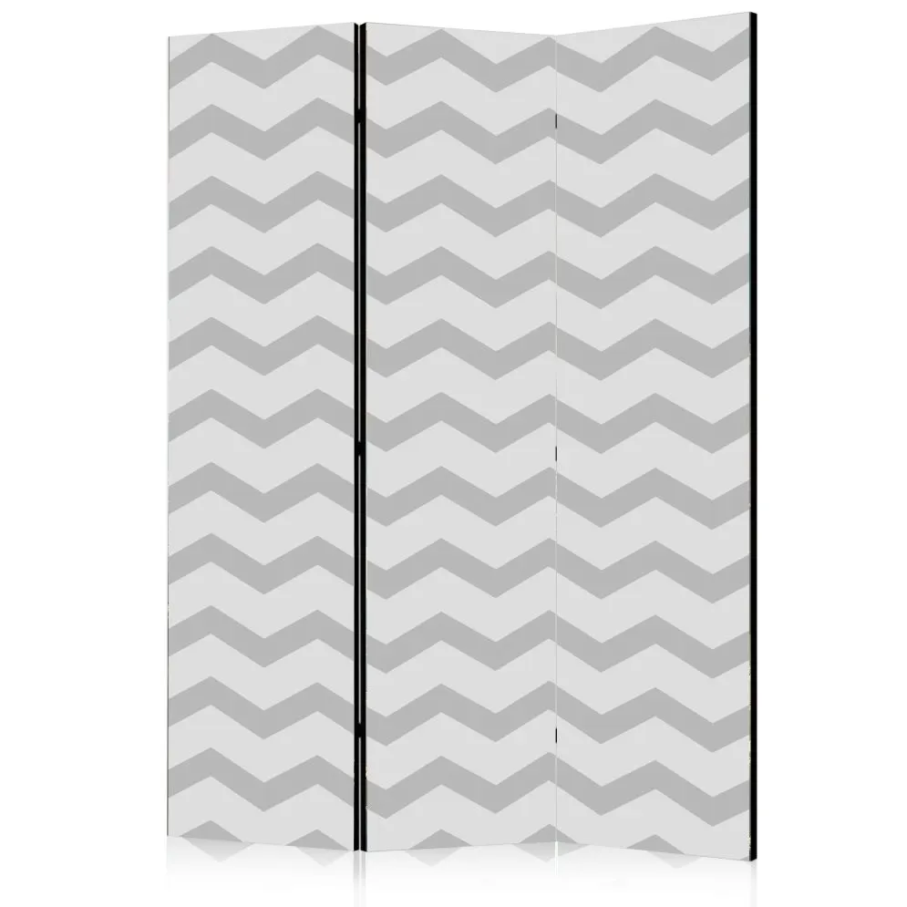 Parawan akustyczny Tła i desenie 135x172 cm 3-częściowy czarny | MIRAT.