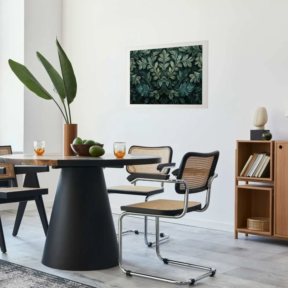 Plakat Wiktoriańskie liście 90x60 cm bez ramy z marginesem | MIRAT.