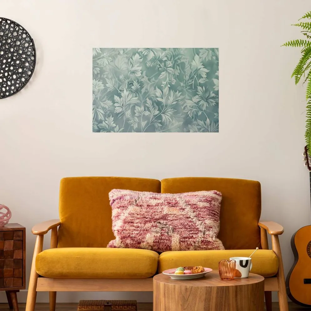 Plakat Przetarte wzory roślinne 30x21 cm bez ramy bez marginesu | MIRAT.