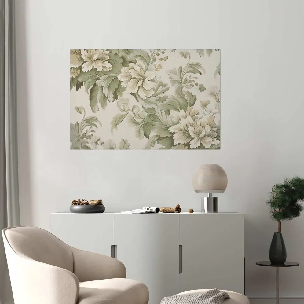 Plakat Vintage kwiaty 90x60 cm bez ramy bez marginesu | MIRAT.