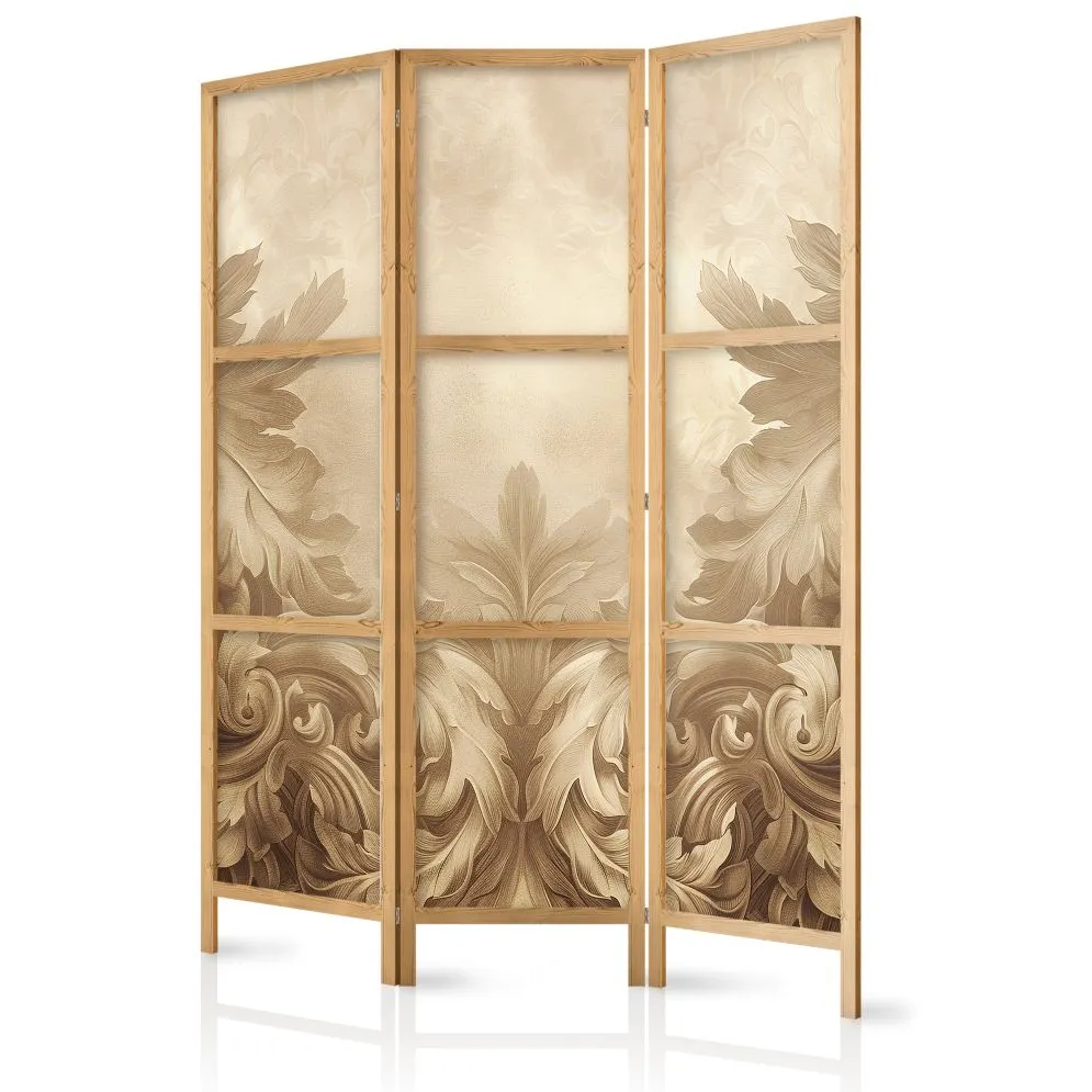 Parawan japoński Kwiaty 135x172 cm 3-częściowy wielokolorowy | MIRAT.