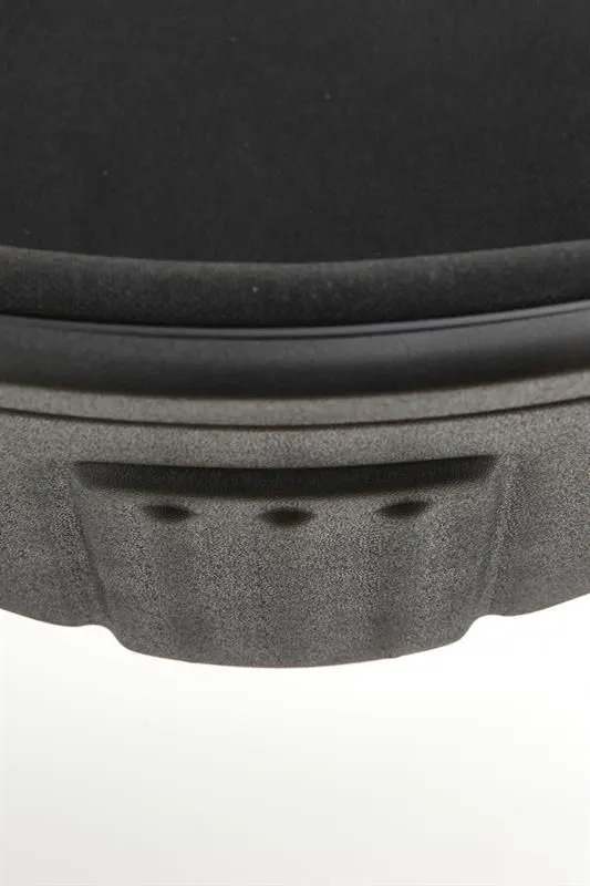 Krzesło biurowe ISO czarne metalowe I sklep meblowy MIRAT.