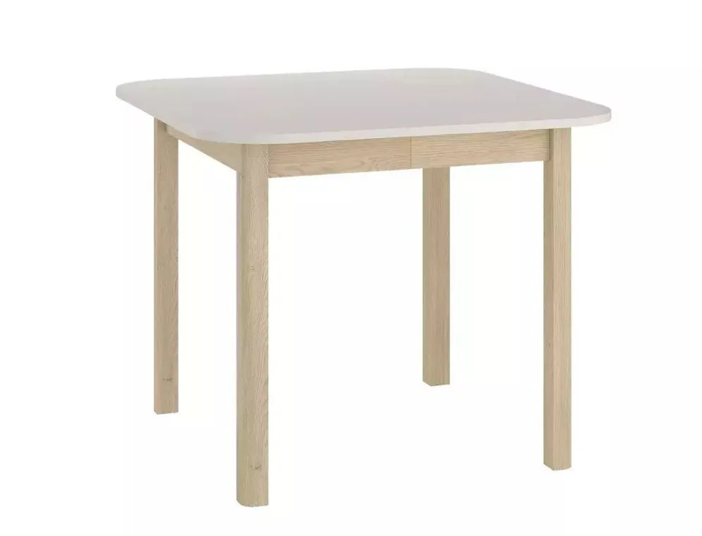 Rozkładany stół Dante II 90x90 cm kaszmir dąb | MIRAT styl SKANDYNAWSKI