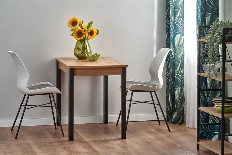 Stół rozkładany GINO 100(135)x60 dąb/czarny do jadalni i salonu | MIRAT. w stylu  kolekcja