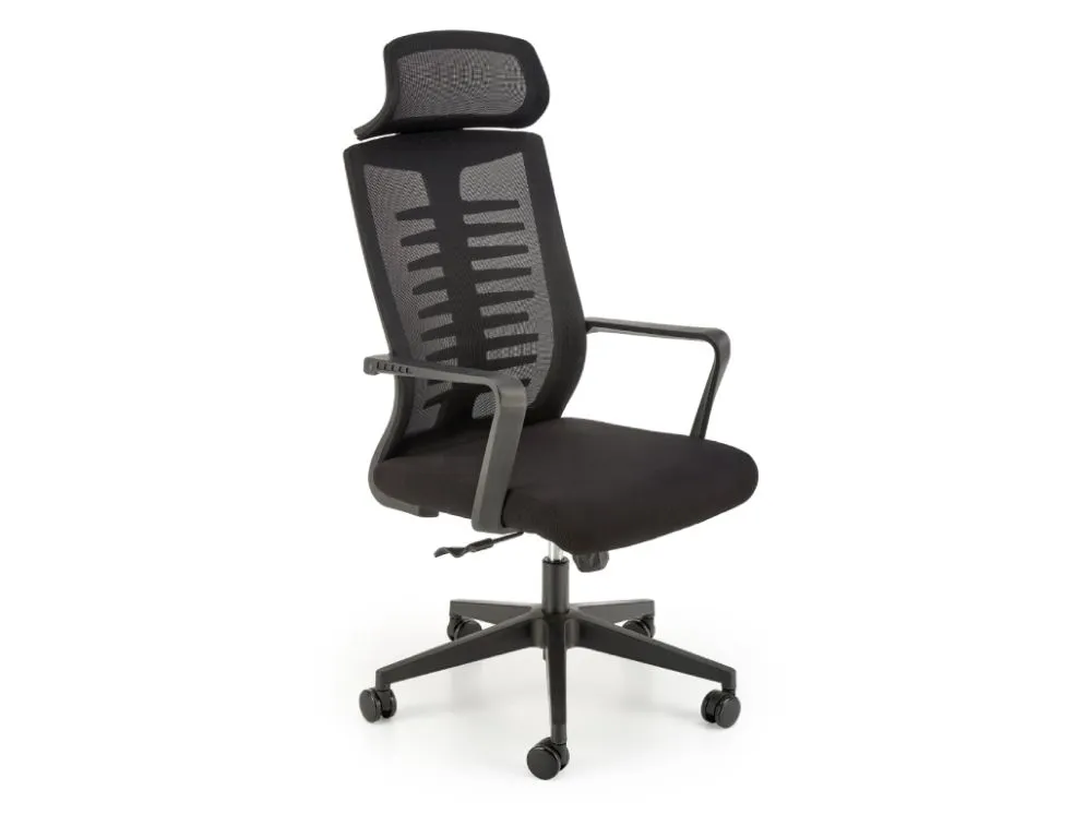 Fotel biurowy FABIO czarny obrotowy I sklep meblowy MIRAT.
