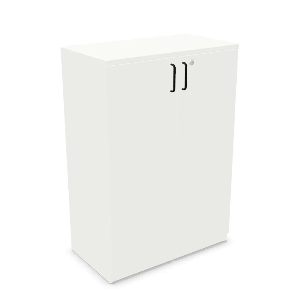 Komoda biurowa EASY SPACE CABINET H-D2 3-OH 80cm biała zamykana I sklep meblowy MIRAT.