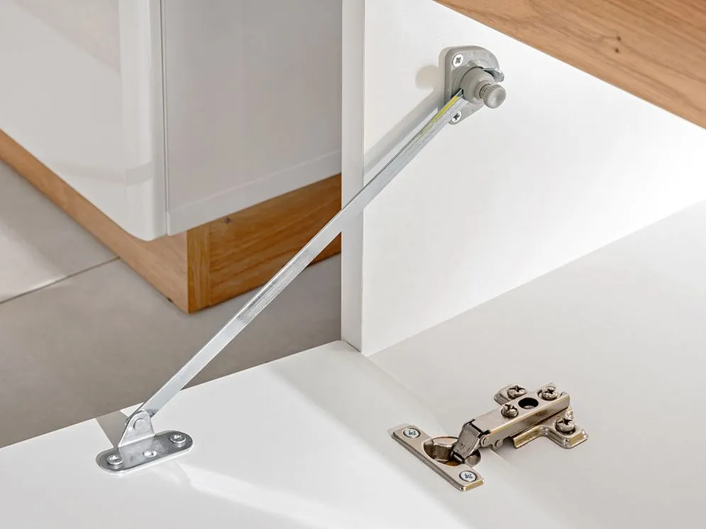 Meblościanka FAME biały połysk/dąb artisan z przeszkleniami | MIRAT. w stylu SKANDYNAWSKI kolekcja