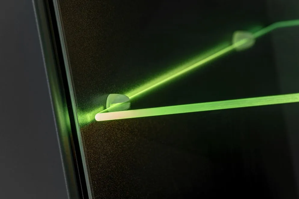 Meblościanka FAME czarny mat/złota z podświetleniem LED I sklep meblowy MIRAT. styl GLAMOUR