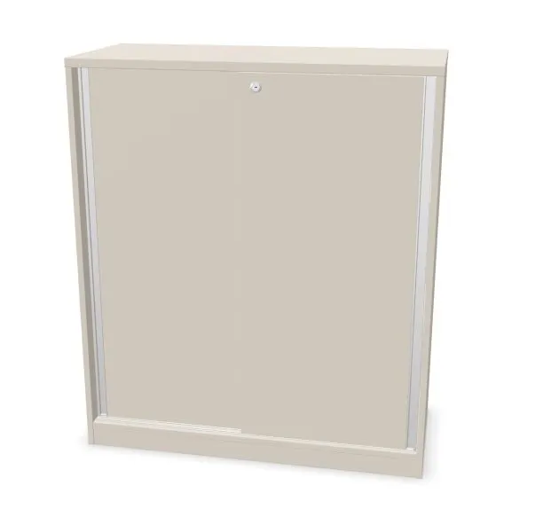 Szafka biurowa przesuwna EASY SPACE CABINET S 3-OH 100cm kaszmirowa zamykana I sklep meblowy MIRAT.