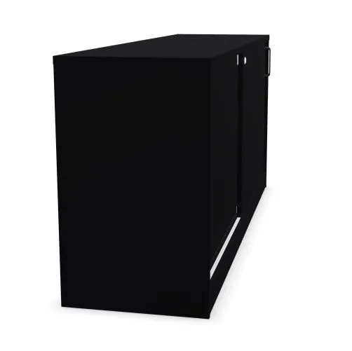 Szafka biurowa przesuwna EASY SPACE CABINET S 1.5-OH 160cm czarna zamykana I sklep meblowy MIRAT.