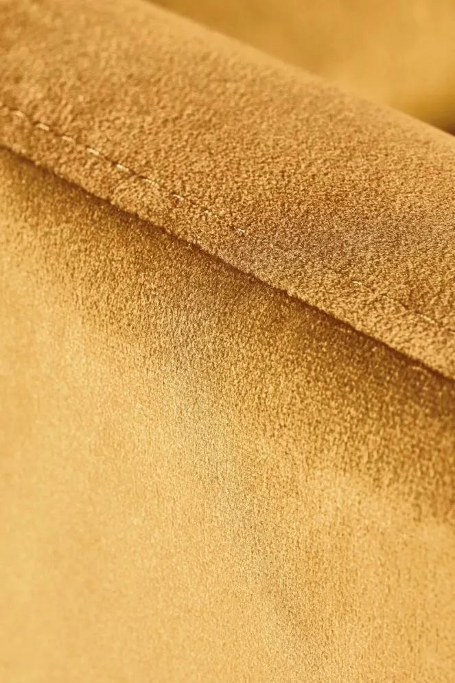 Fotel wypoczynkowy FELIPE 2 VELVET musztardowy rozkładany | MIRAT. styl LOFT