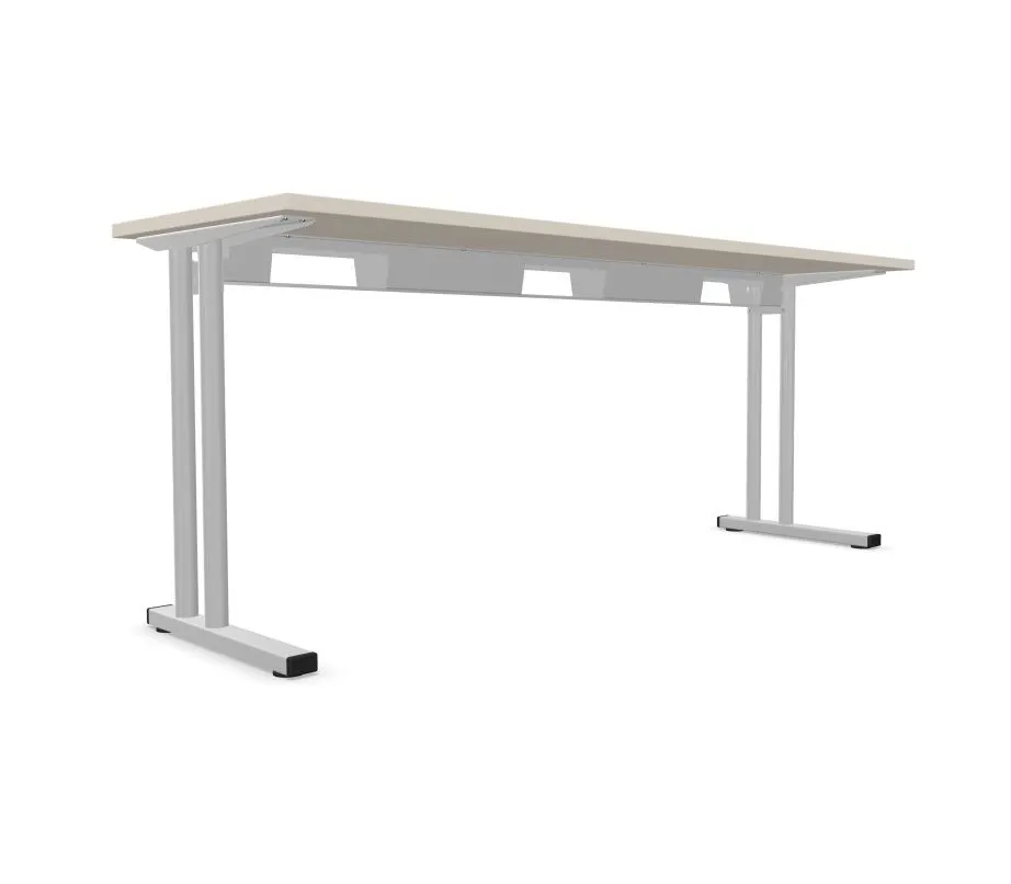 Biurko EASY SPACE C-LEG RC 180x60cm kaszmirowe do biura I sklep meblowy MIRAT.