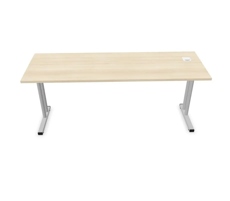 Biurko EASY SPACE C-LEG RC 180x60cm akacjowe prostokątne I sklep meblowy MIRAT.