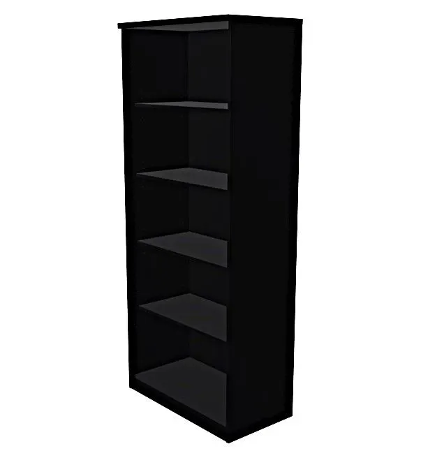 Regał biurowy EASY SPACE CABINET O 5-OH 80cm czarny wysoki I sklep meblowy MIRAT.