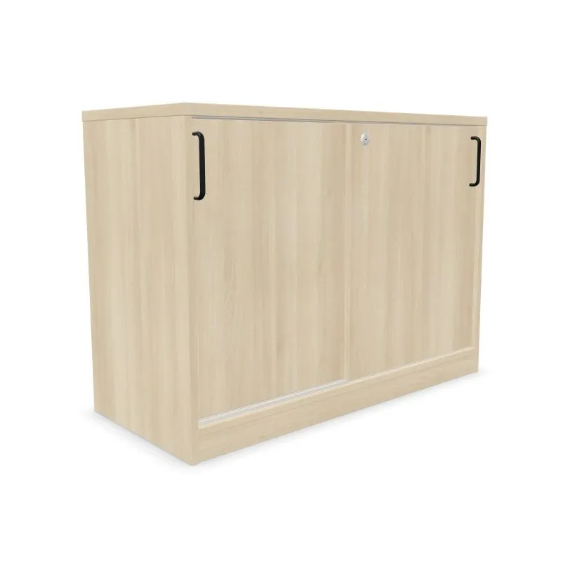Szafka biurowa przesuwna EASY SPACE CABINET S 1.5-OH 100cm akacjowa zamykana I sklep meblowy MIRAT.
