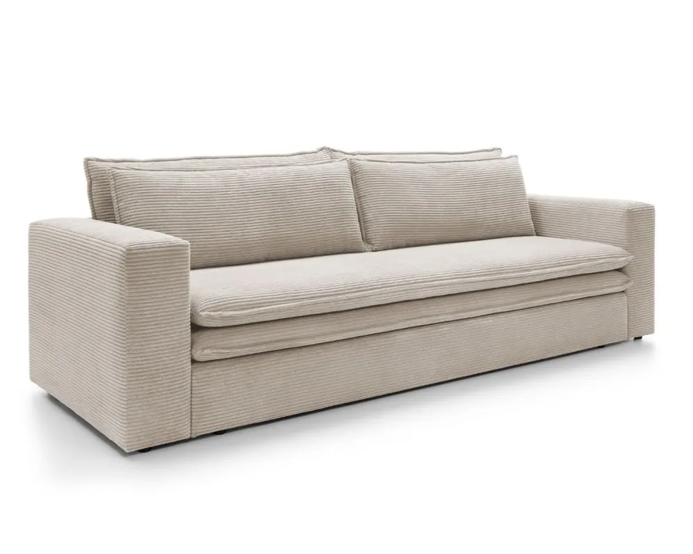 Sofa rozkładana LUNA jasna beżowa do salonu I sklep meblowy MIRAT.