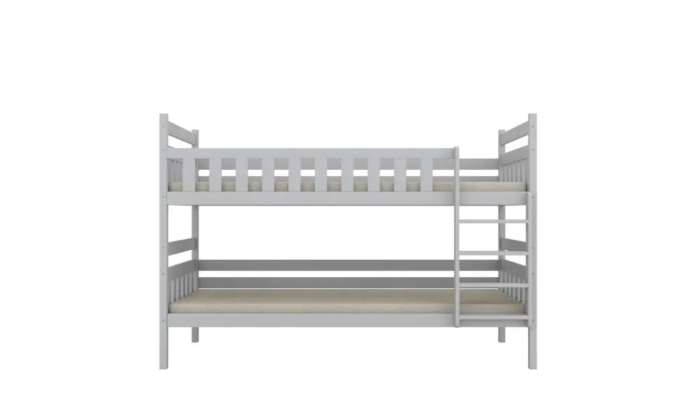 Łóżko piętrowe BARTEK 180x90 białe drewniane | MIRAT. styl SKANDYNAWSKI kolekcja BARTEK