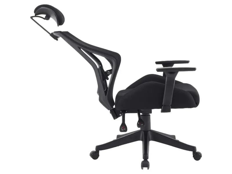 Certyfikowany fotel ergonomiczny Q-406 M czarny z atestem | MIRAT