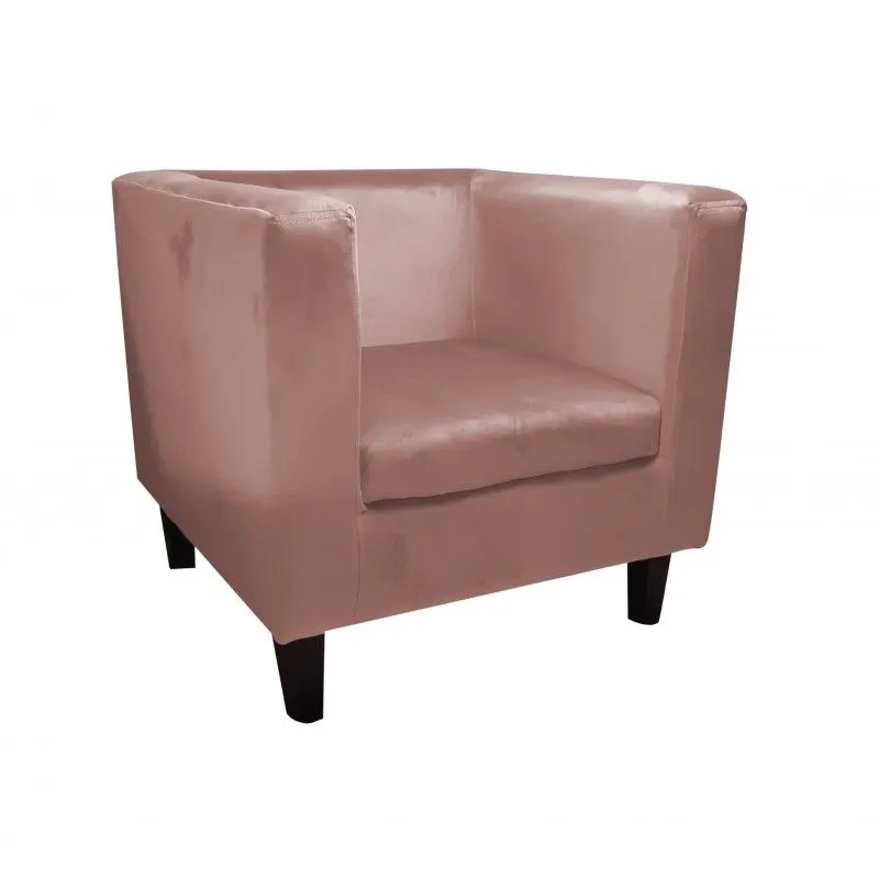 Fotel GRON VELVET różowy wypoczynkowy | MIRAT. w stylu  kolekcja