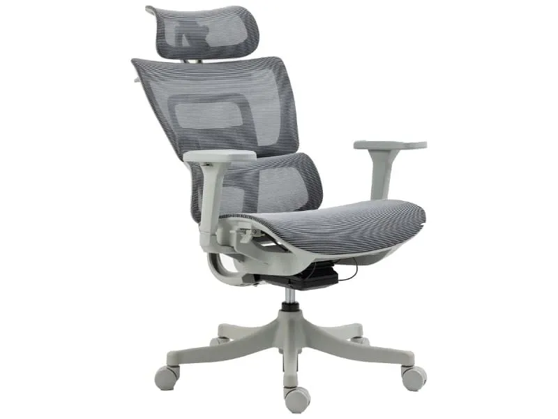 Fotel biurowy obrotowy Winner szary z mechanizmem TILT | MIRAT