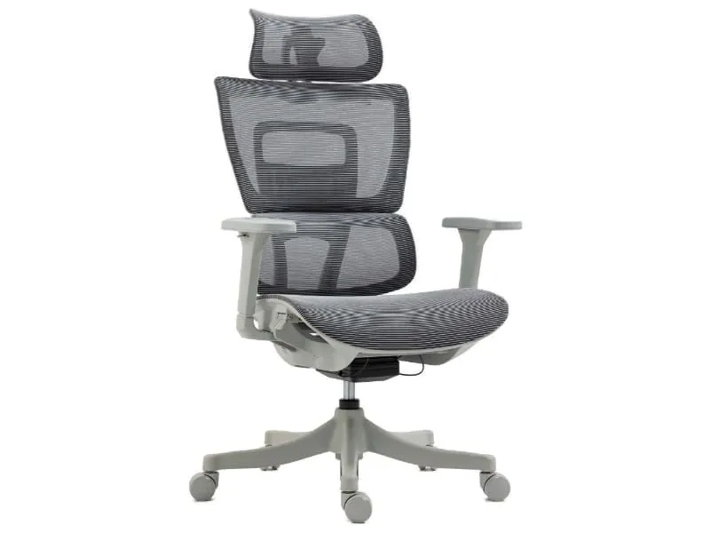 Fotel biurowy obrotowy Winner szary z mechanizmem TILT | MIRAT