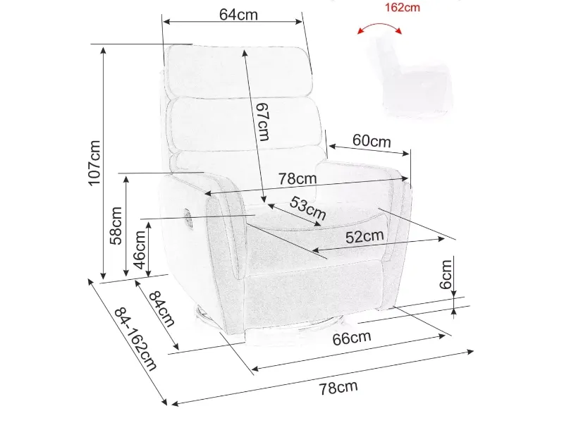 Fotel Rozkładany z Kołyską ARGOS VELVET Beżowy | Centrum Relaksu