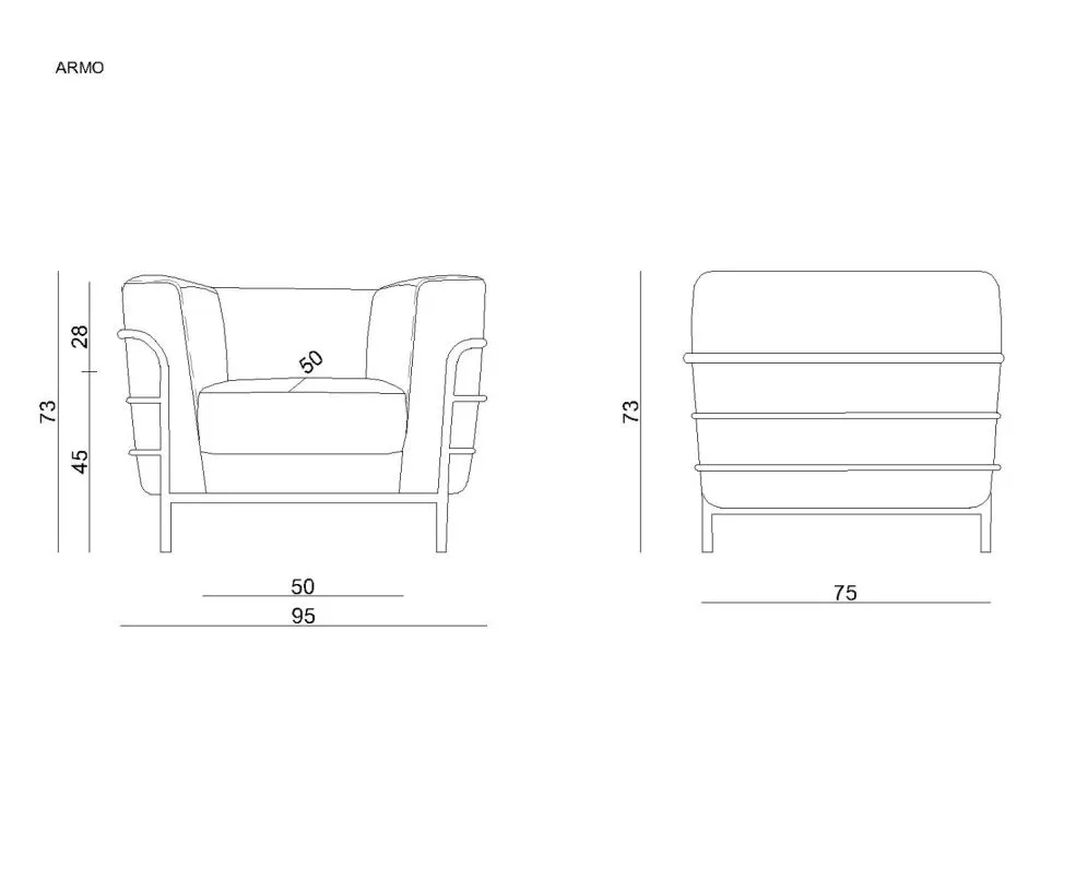 Fotel ARMO czarny tapicerowany ekoskórą I sklep meblowy MIRAT.