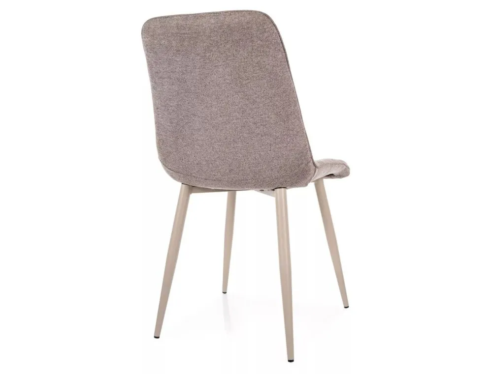 Krzesło tapicerowane CHIC  BREGO na kaszmirowych nogach | MIRAT