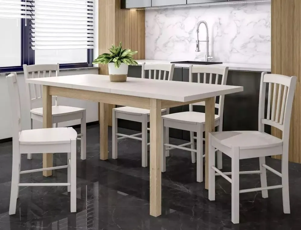 Stół rozkładany ADAM 90-125x65 kaszmir / Dąb | MIRAT