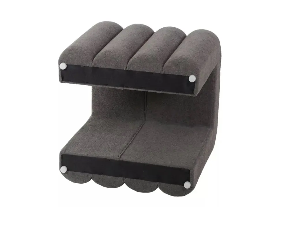 Pufa TICA szara I sklep meblowy MIRAT. styl SKANDYNAWSKI