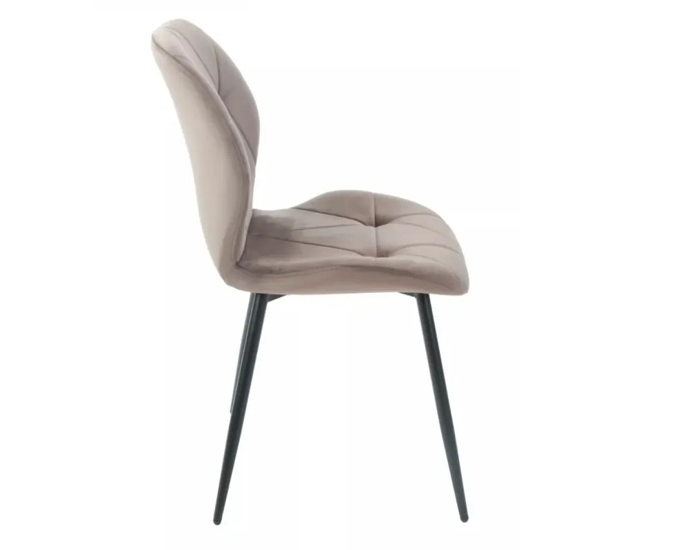 Krzesło RICK VELVET cappuccino I sklep meblowy MIRAT. styl GLAMOUR