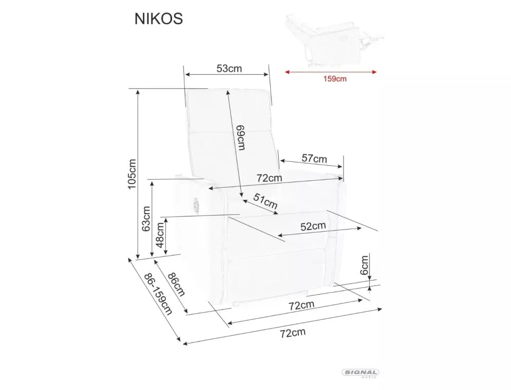 Fotel rozkładany NIKOS VELVET curry I sklep meblowy MIRAT. styl KLASYCZNY