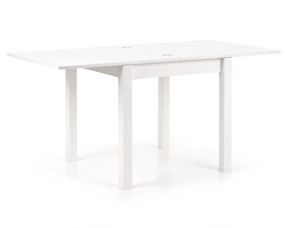 Stół GRACJAN 80(160)x80 biały rozkładany do jadalni | MIRAT.