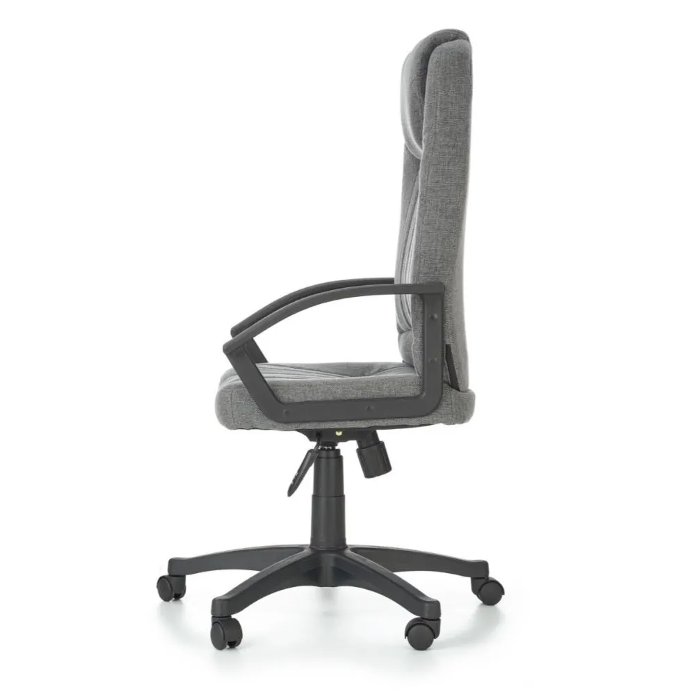 Fotel biurowy RINO szary kółka kauczukowe I sklep meblowy MIRAT.