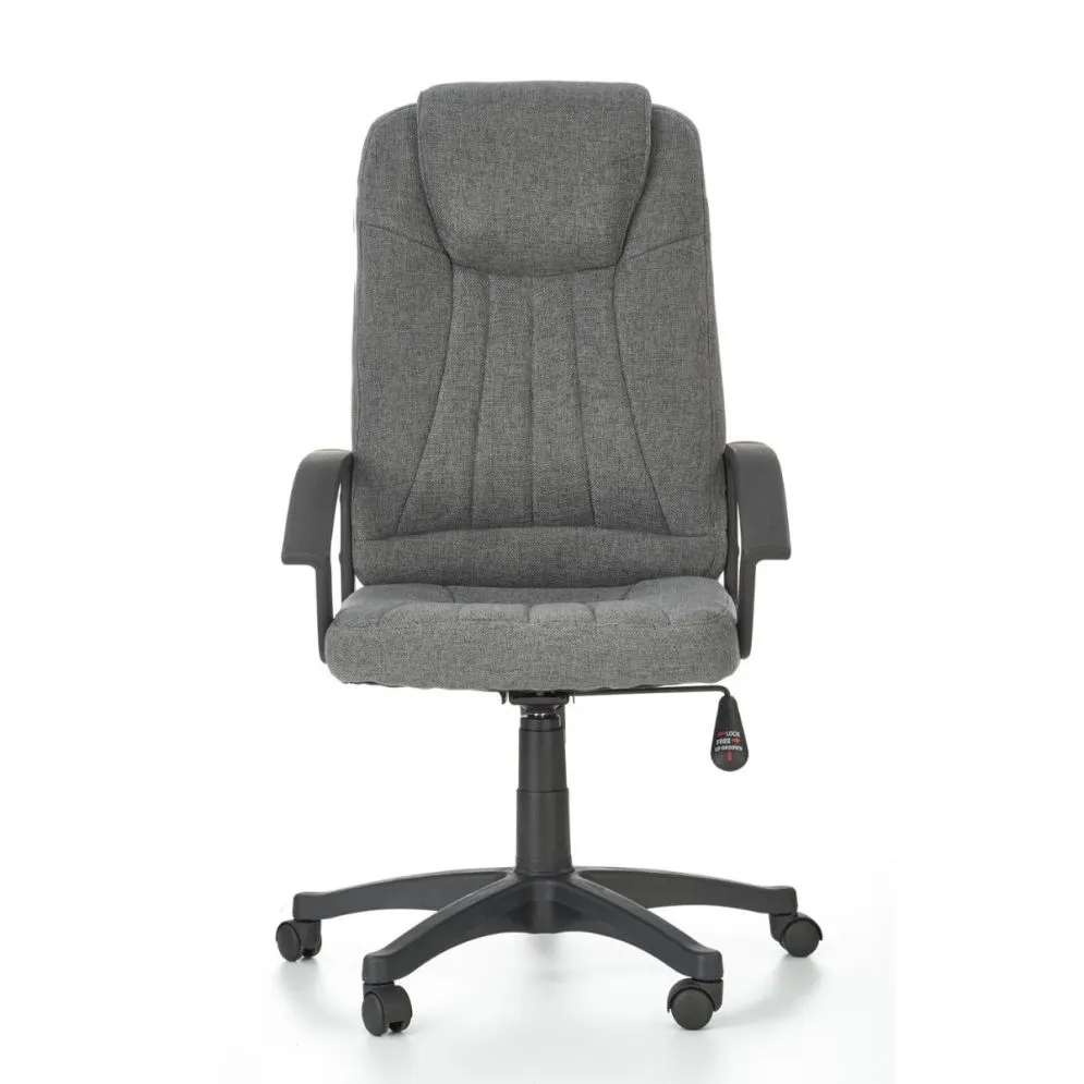 Fotel biurowy RINO szary kółka kauczukowe I sklep meblowy MIRAT.