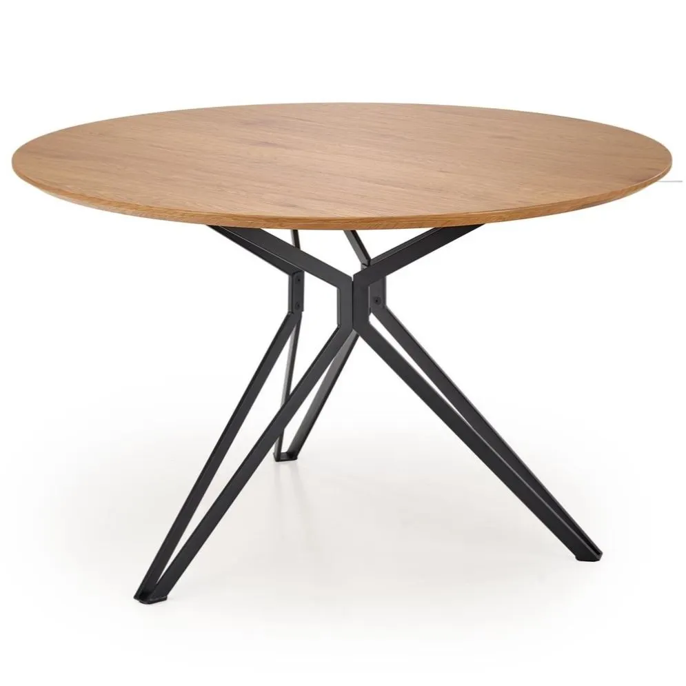 Stół PIXEL2 dąb złoty na czarnych nogach | MIRAT.